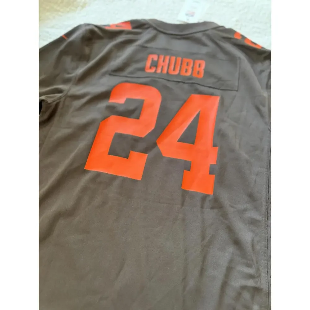 Nike‎ NFL Youth Football Jersey Chubb #24 Size XL 18/20 #467